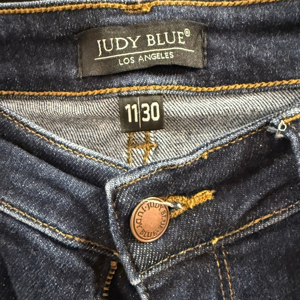 Judy Blue Wide Leg Crop Jeans – JB82517DK – Size 11/30